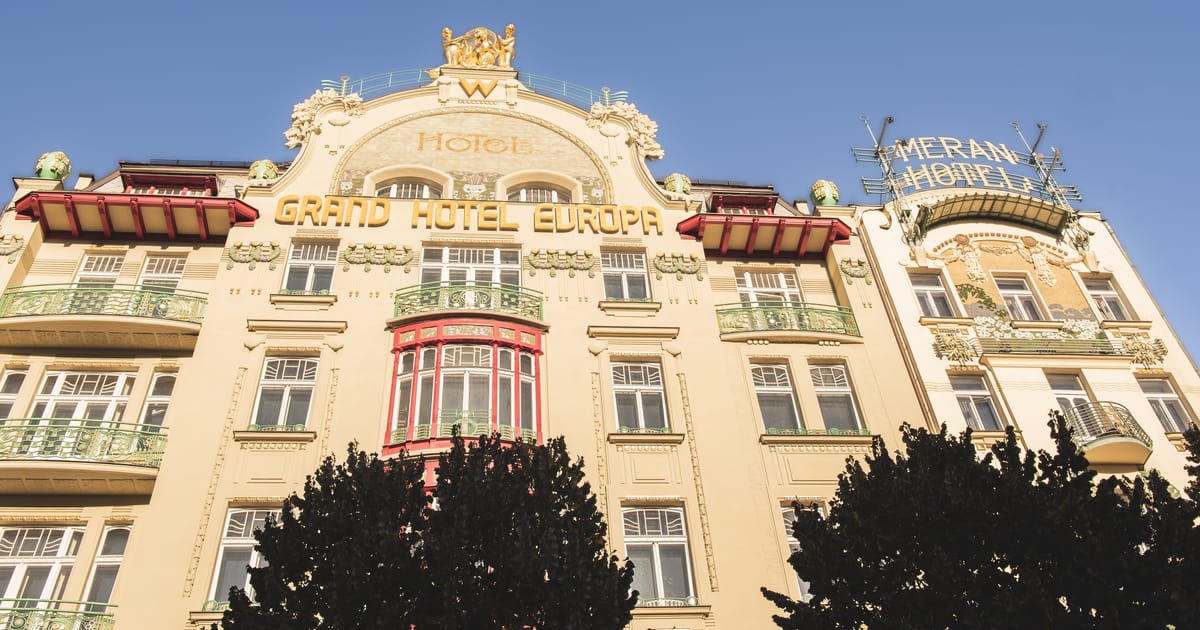 Grand Hotel Evropa: Prague's stunning Art Nouveau building opens under new luxury brand