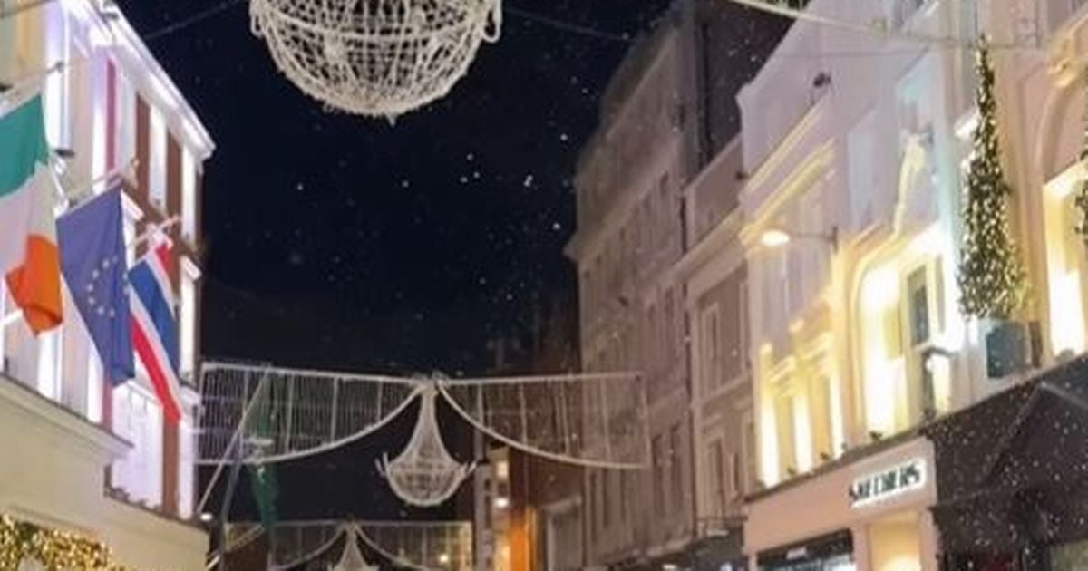 Ireland weather: 'Snow' falls in Dublin leaving shoppers baffled amid unseasonably mild forecast