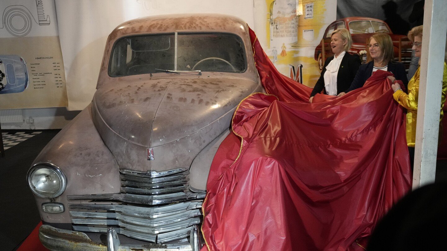 The first car made during Soviet-era in Poland goes on display 73 years later