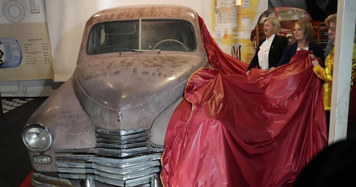 The first car made during Soviet-era Poland goes on display 73 years later