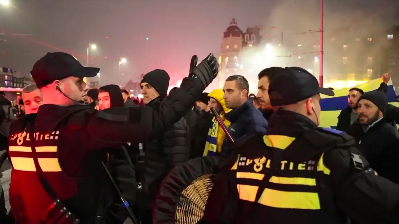 Ajax vs Maccabi Tel Aviv: Antisemitic rioters target Israeli football fans as disorder unfolds in Amsterdam