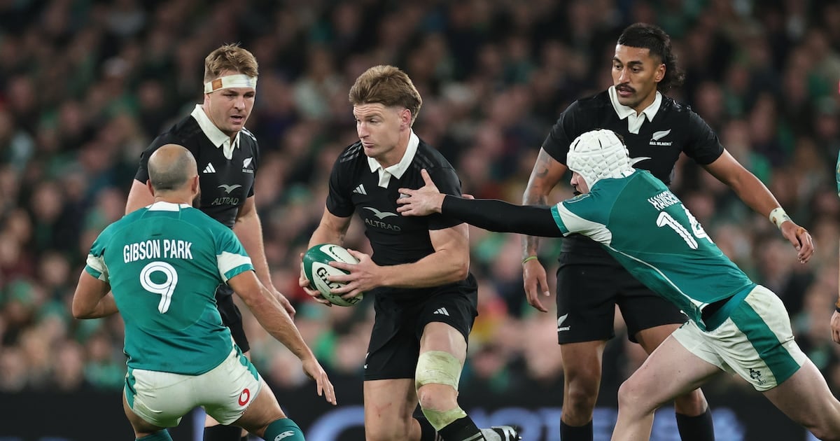 Ireland fail to ignite as All Blacks end three-year run of home wins 