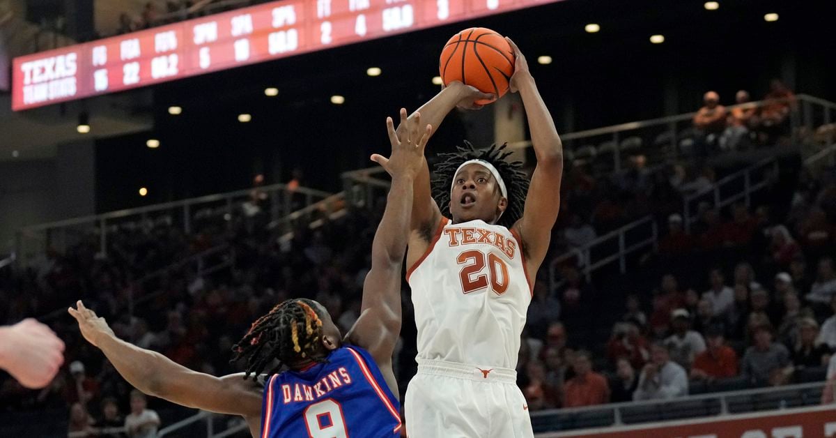 No. 19 Texas pulls away from Houston Christian with second-half run for 90-59 victory