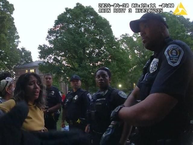 Police release body camera footage from pro-Palestinian protests at UNC