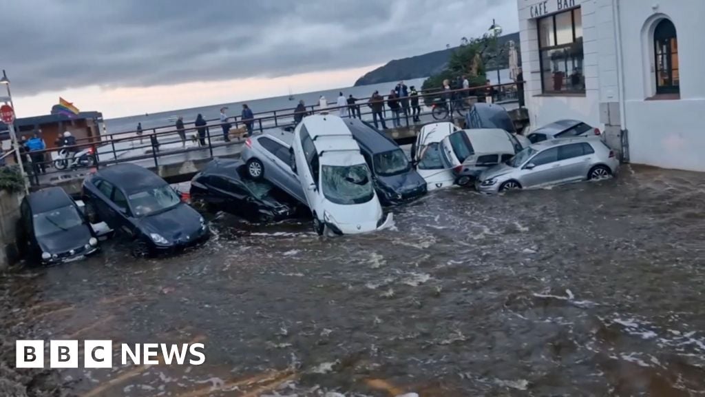 Watch: Cars washed away as new flash floods hit Spain