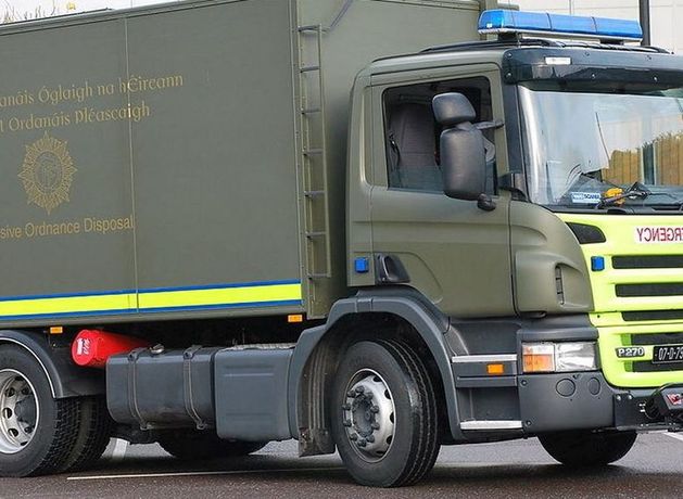 Army bomb disposal unit carry out controlled explosion at Dublin home