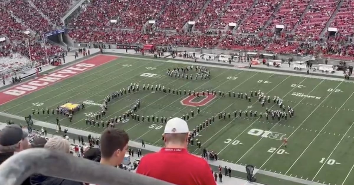 Ohio State marching band trolls Michigan during halftime performance in OSU-Purdue