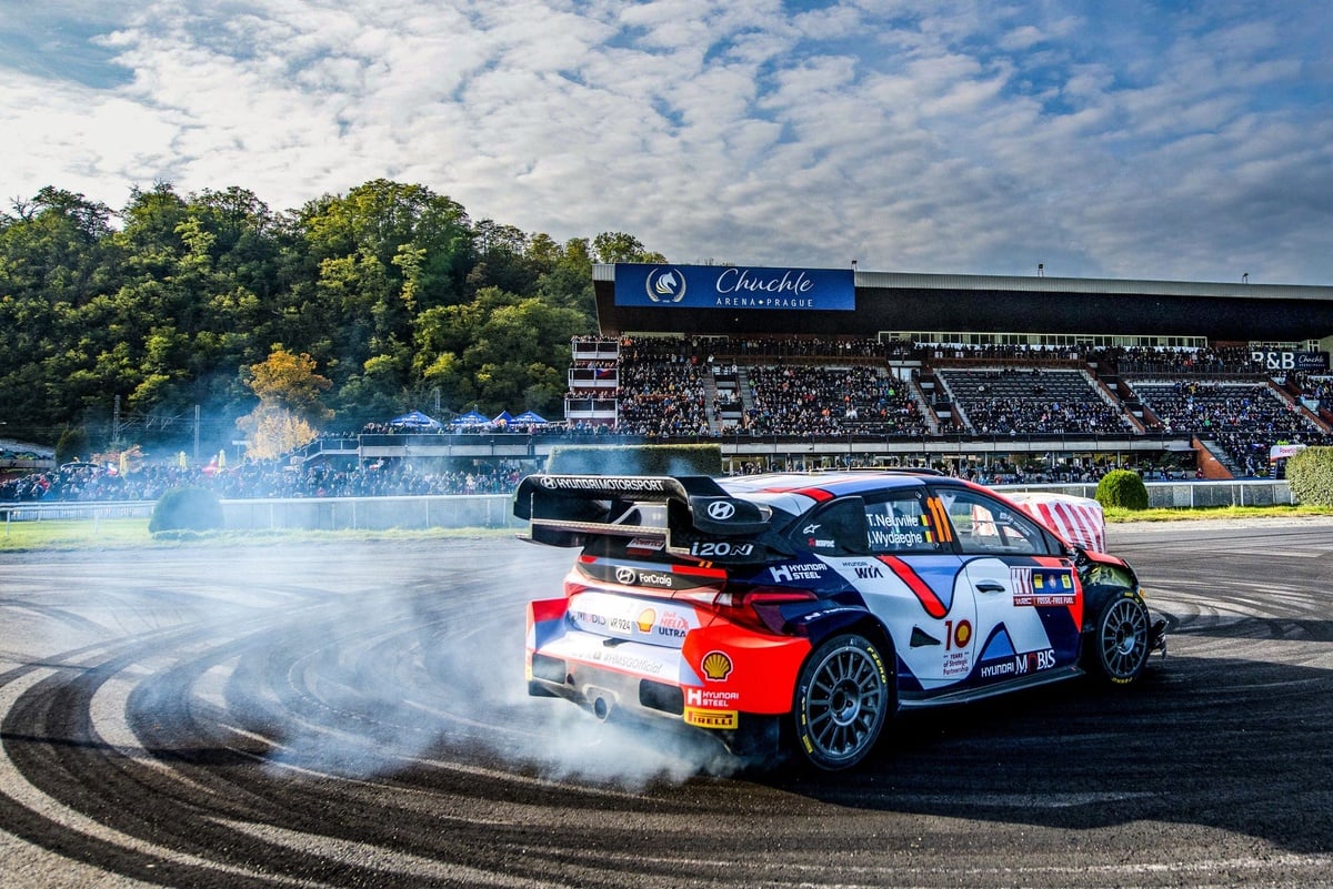 WRC Central Europe: Neuville extends lead over Ogier