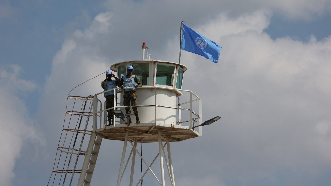 What is the U.N. peacekeeping force stationed in Lebanon?