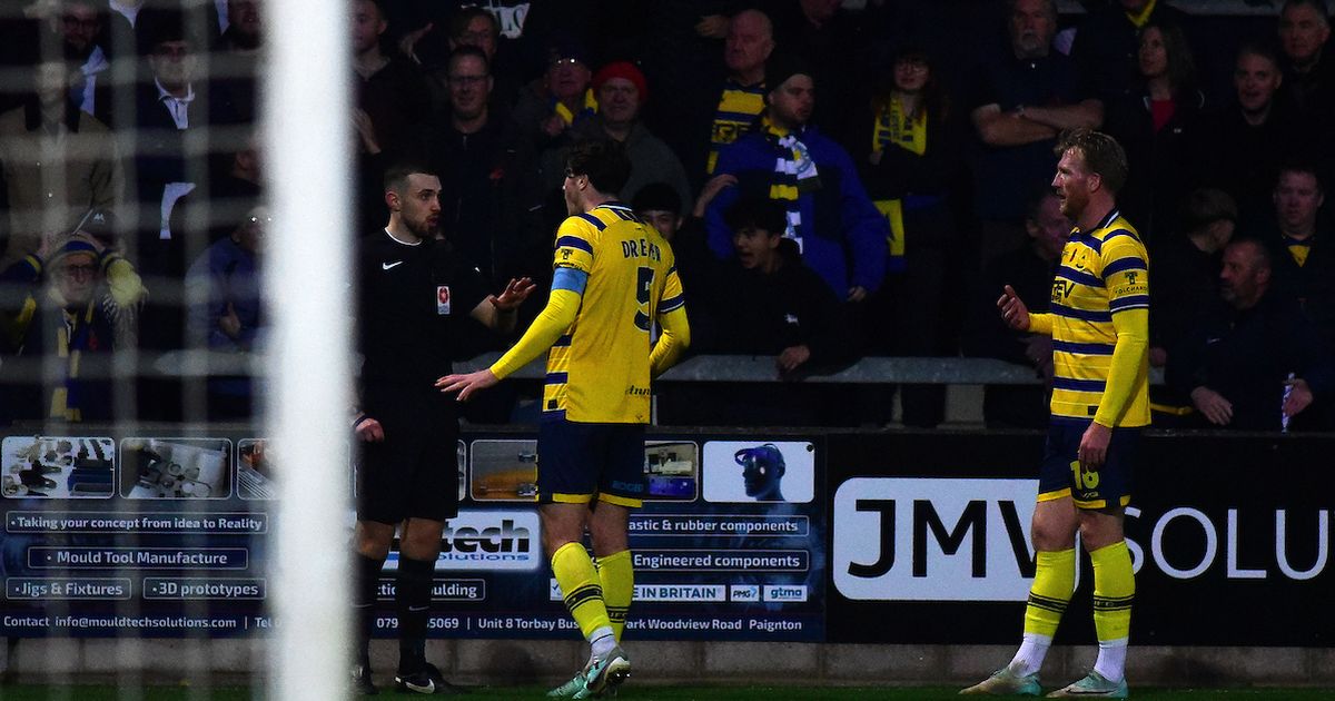 Torquay United 'frustration' after shocking offside call rules late winner out