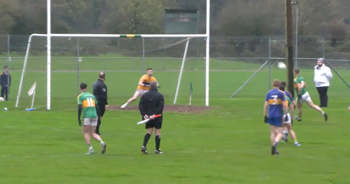 Panenka attempt in Munster Junior Championship doesn't go according to plan