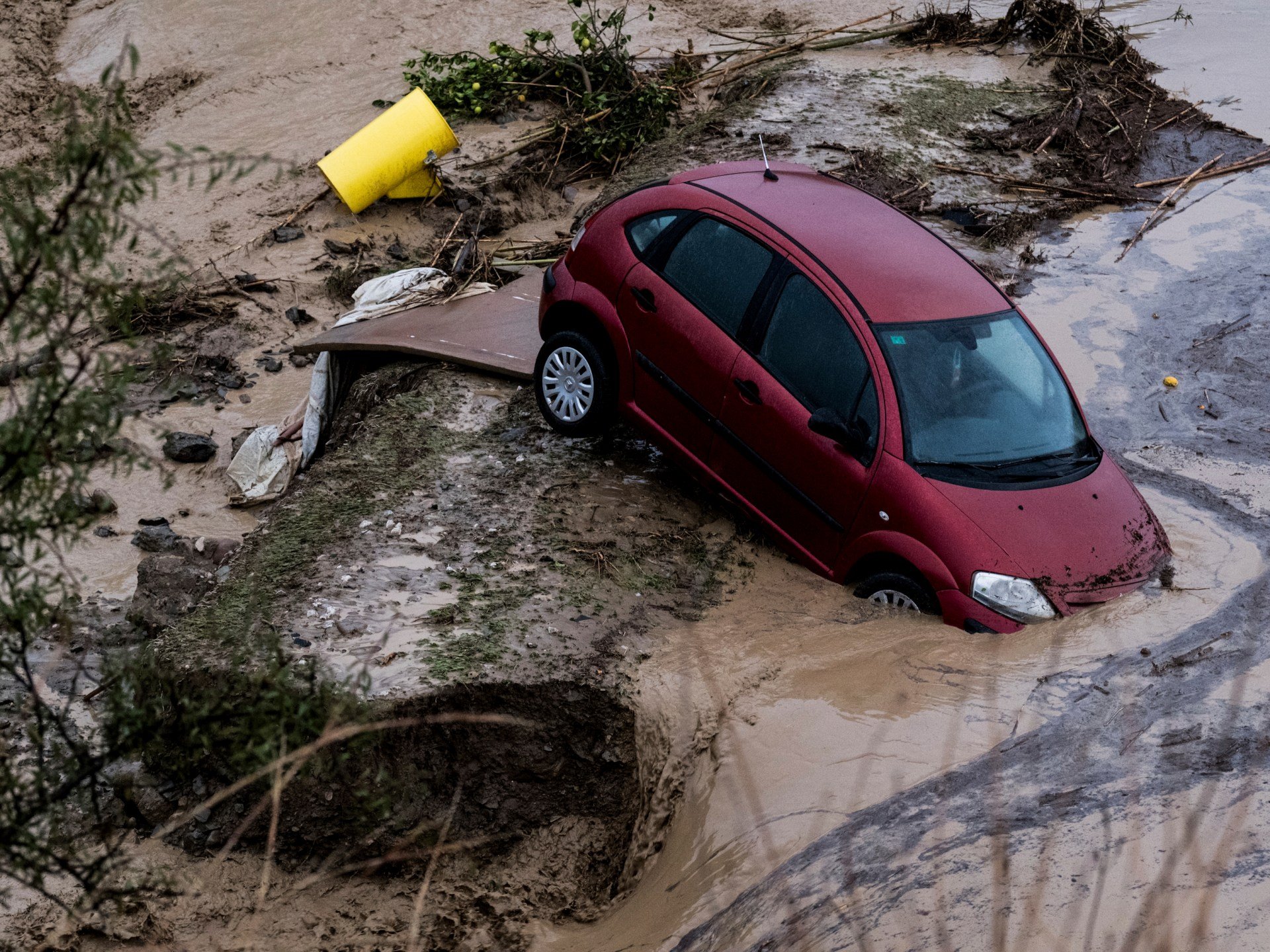 Death and destruction as torrential rains lash Spain