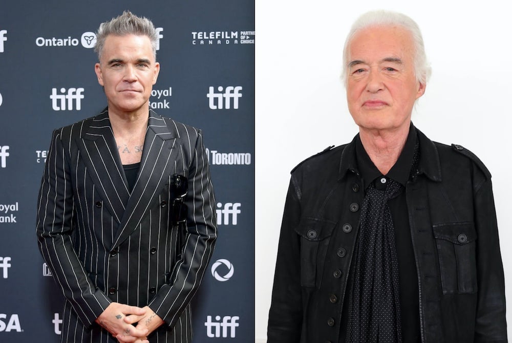 Jimmy Page Reportedly Revives Neighborly Feud With Robbie Williams