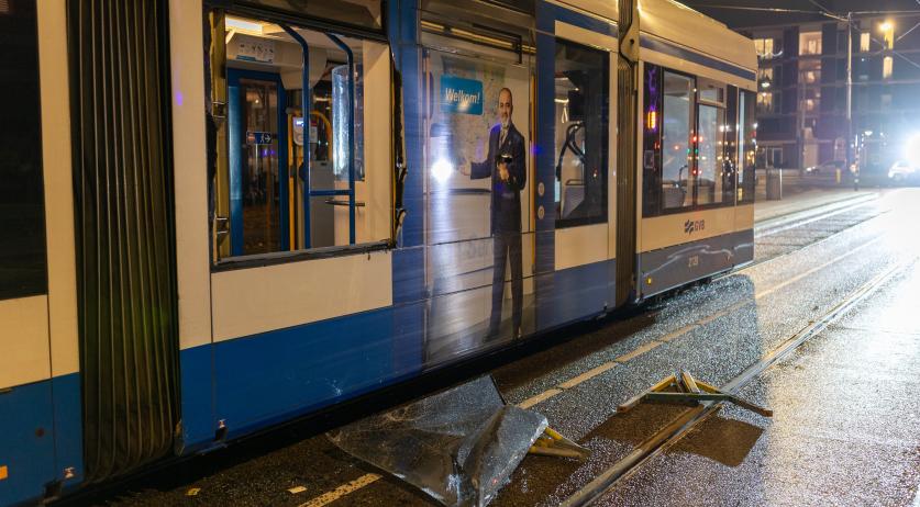 More unrest in Amsterdam, this time in Nieuw-West; Tram catches on fire