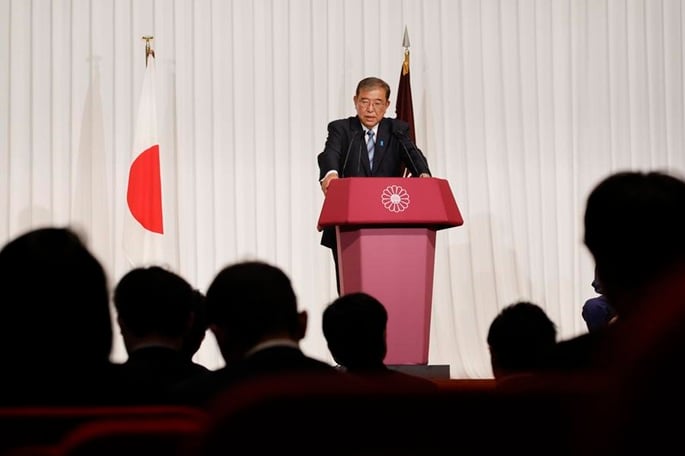 Ishiba re-elected Japanese PM