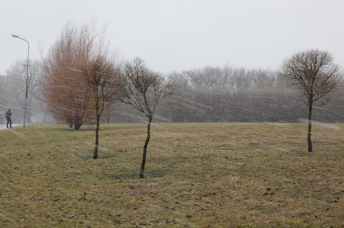 Wet snow expected in eastern Latvia Wednesday