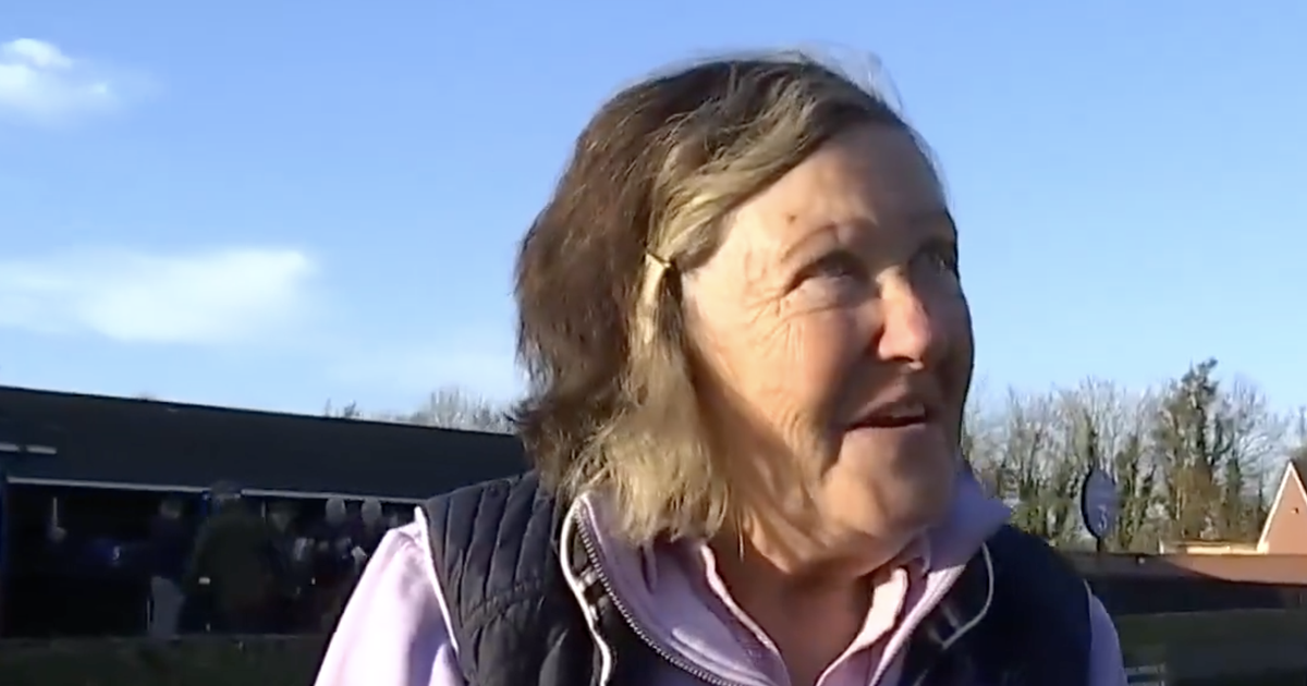 Heartwarming scenes as 70-year-old Irish trainer celebrates her first ever winner