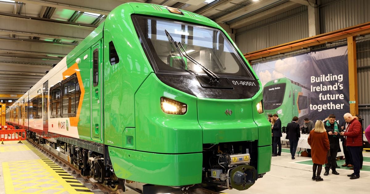 Irish Rail gives first glimpse of ultra-modern electric trains set to be rolled out on DART lines