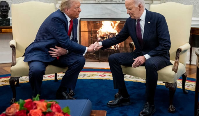  Transfer of power will be so smooth, Trump tells Biden at Oval Office 