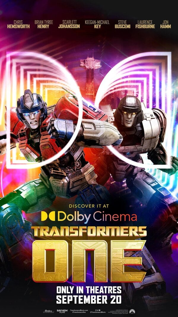 'Transformers One' Rolls Out - Streaming Exclusively On Paramount+ November 15th