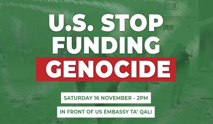  Activists to protest Gaza genocide outside US Embassy in Malta 