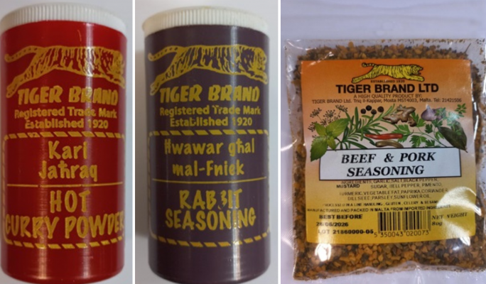  Environmental Health Directorate warns of peanut traces in Tiger Brand seasoning 