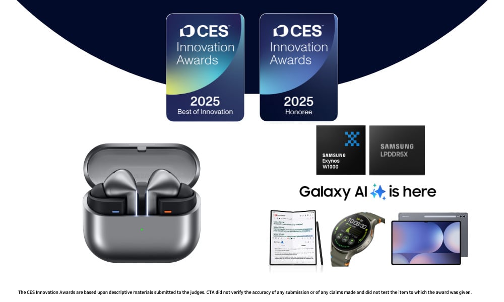 Samsung, LG clean up at CES 2025 Innovation Awards