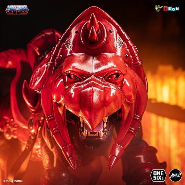 Mondo Designer Con 2024 Online Exclusive Masters of the Universe 1/6 Scale Hell-Skull, Anti-Eternia Battle Cat Figure Pre-Order