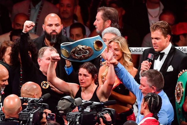 Katie Taylor retains world title belts after epic and controversial victory over Amanda Serrano 