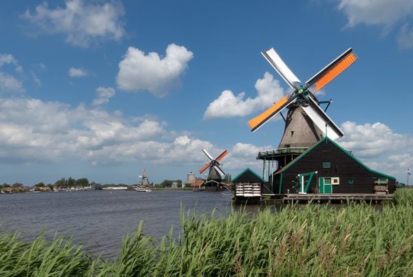 Verfmolen De Kat in Zaandam, Netherlands