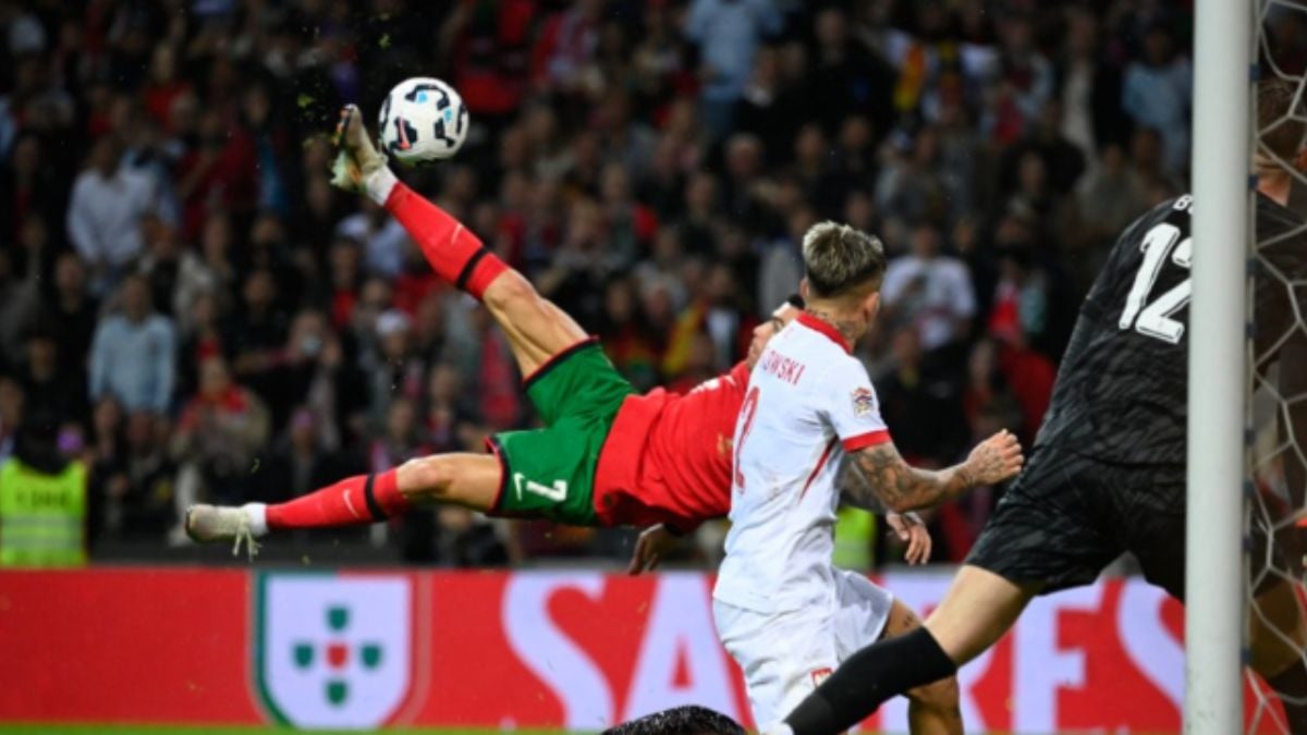 Cristiano Ronaldo's bicycle kick seals Nations League quarter-final berth for Portugal, watch