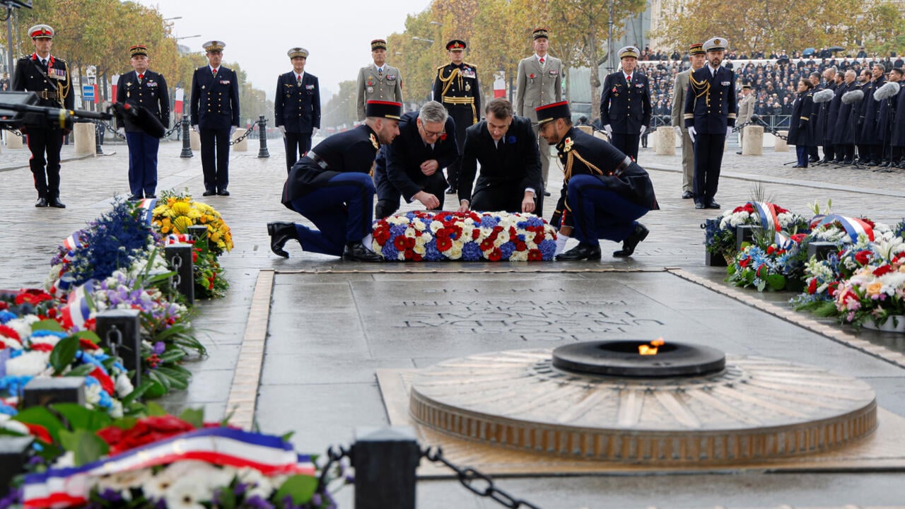 Starmer and Macron demonstrate Franco-British unity at WWI anniversary in Paris