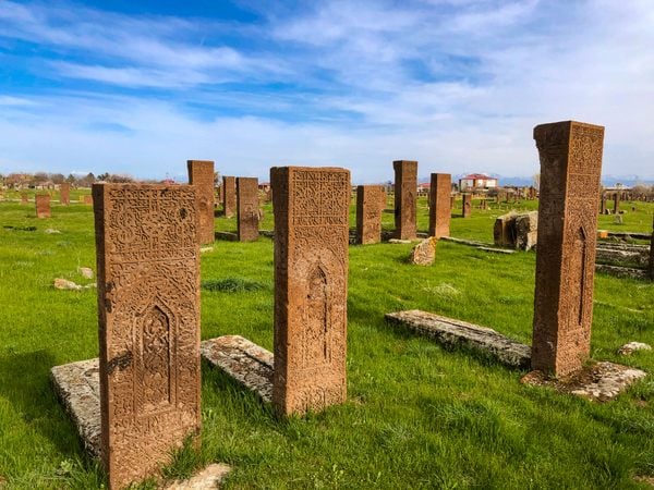 Ahlat Seljuk Cemetery in Ahlat, Turkey