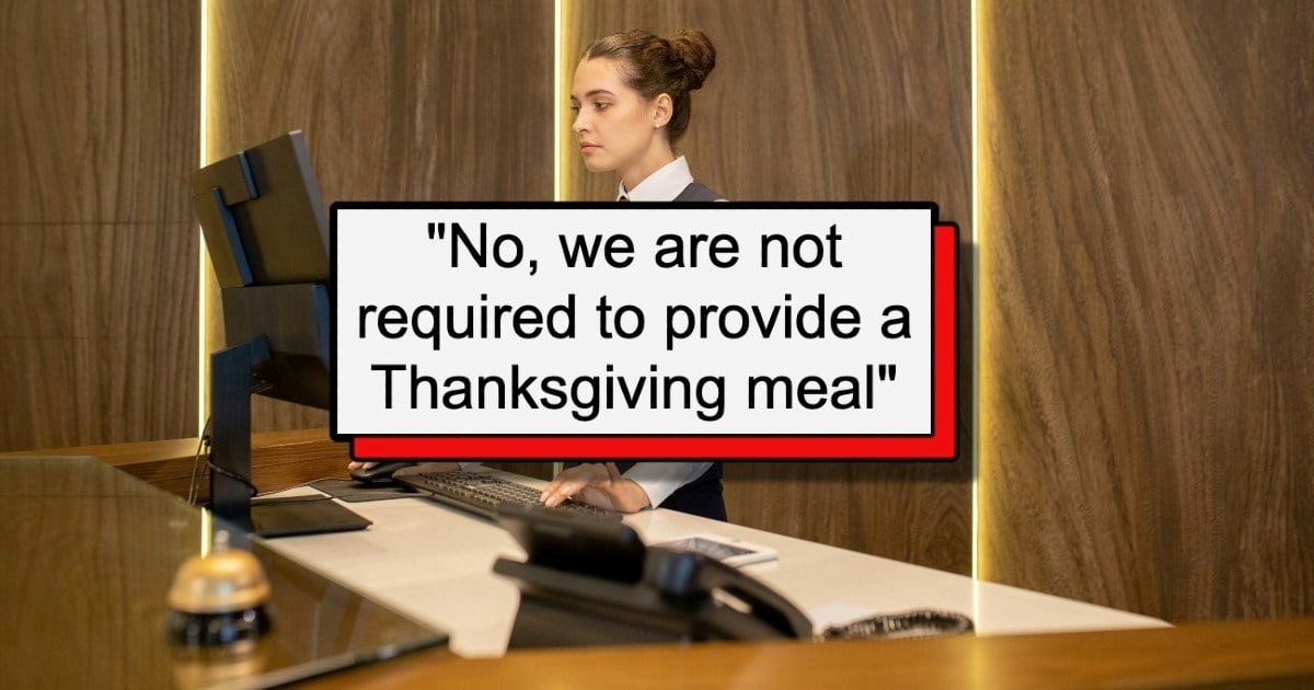 'I hope you're ready to lose your job': Hungry guest throws tantrum at hotel concierge for not providing free Thanksgiving meal