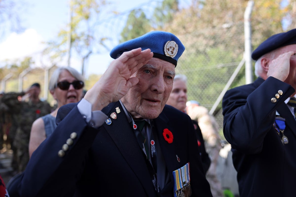 Canadian UN peacekeeping veterans in Cyprus remember their 28 colleagues who did not come home alive