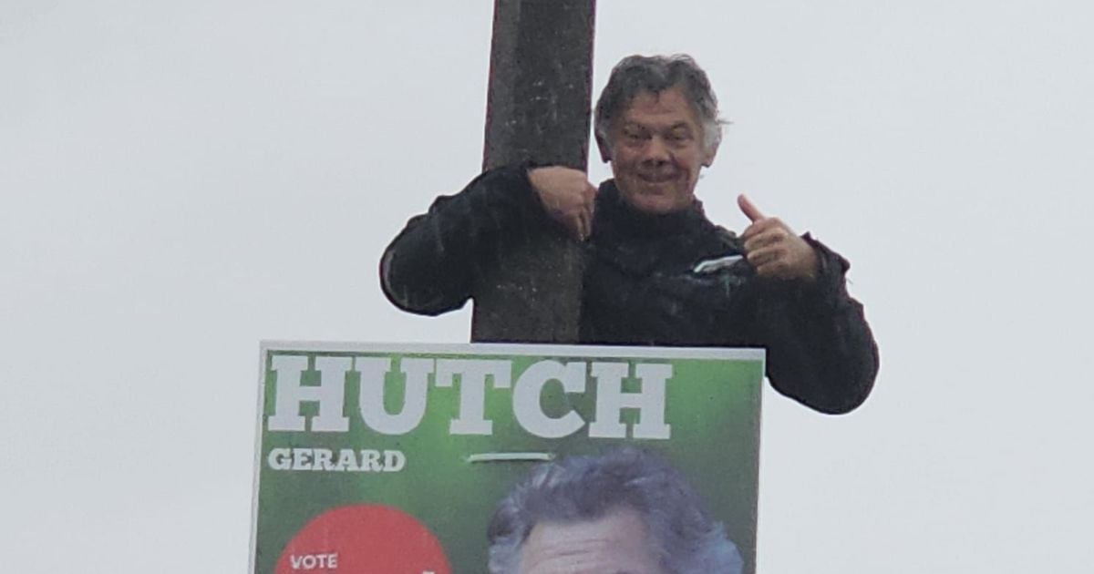 Gerry 'The Monk' Hutch spotted putting up his election posters in Dublin