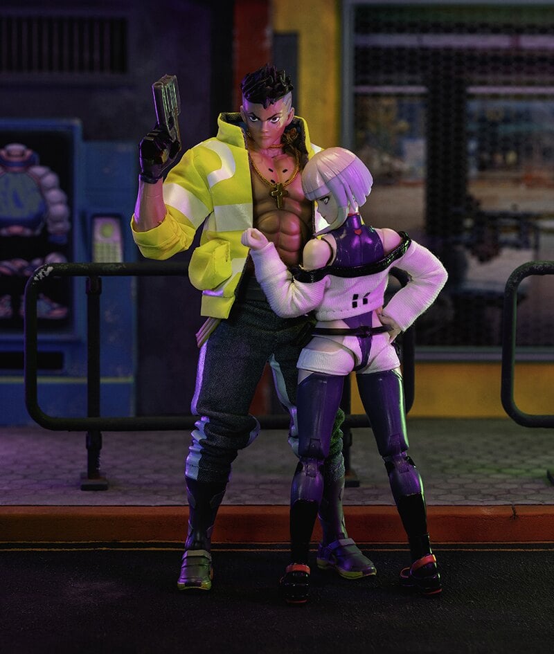 Pre-order Alert: Jada Toys Cyberpunk: Edgerunners Figures David and Lucy 1/12 Scale Action Figures