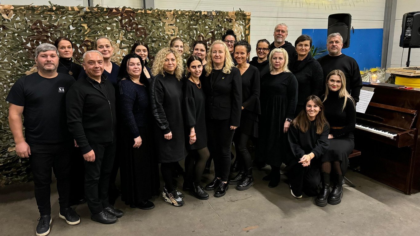 Latvian-Ukrainian choir ready for its first concert