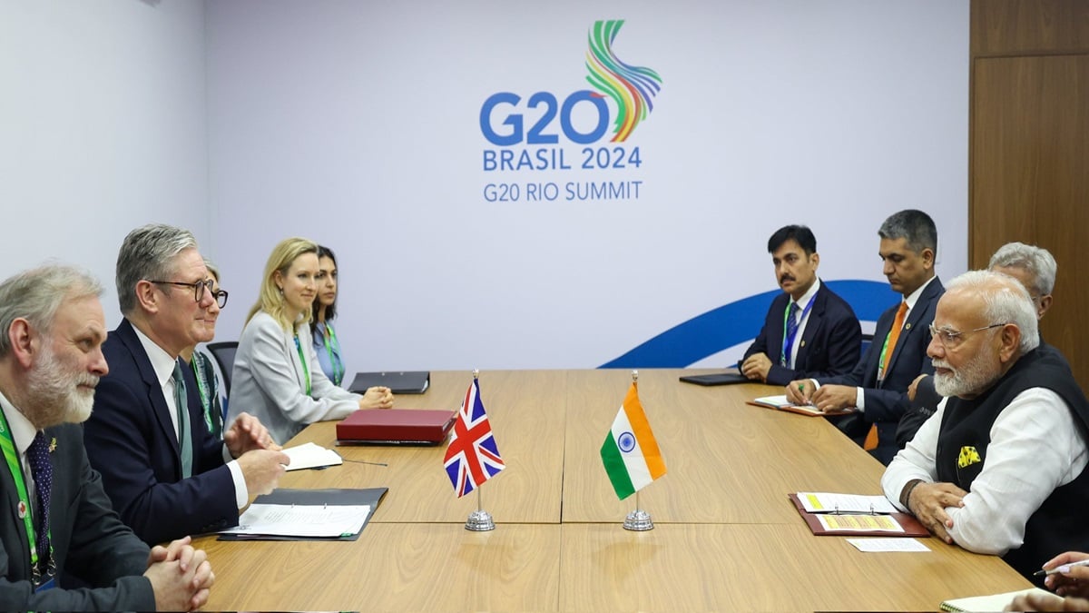 PM Modi holds talks with UK's Keir Starmer on sidelines of G20 Summit, discusses tech, energy and security