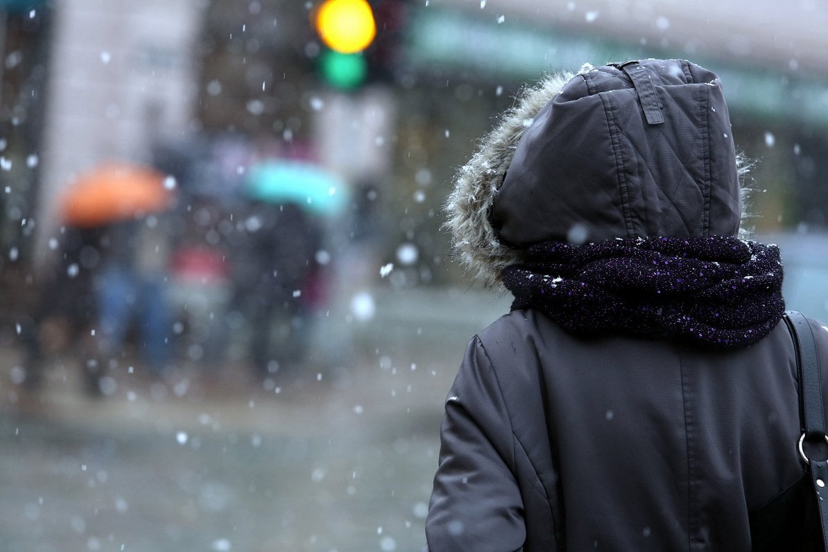 Yellow alert for wet snow in Latvia Wednesday night