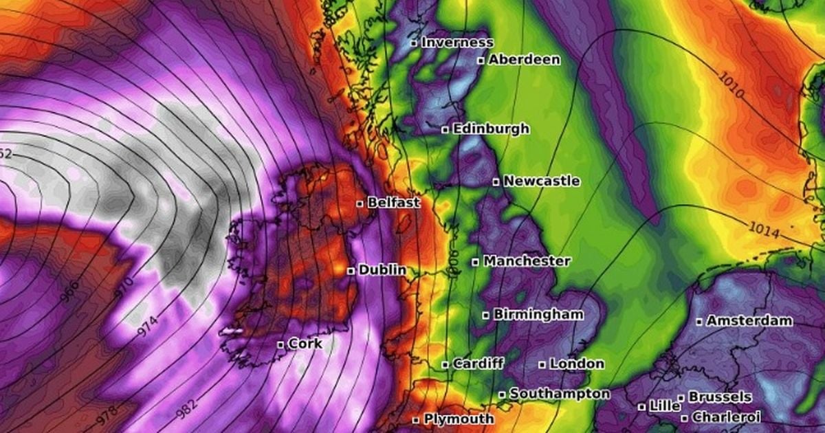 Ireland weather: 'Violent North Atlantic storm' on collision course with Ireland as expert warns it's 'one to watch' 