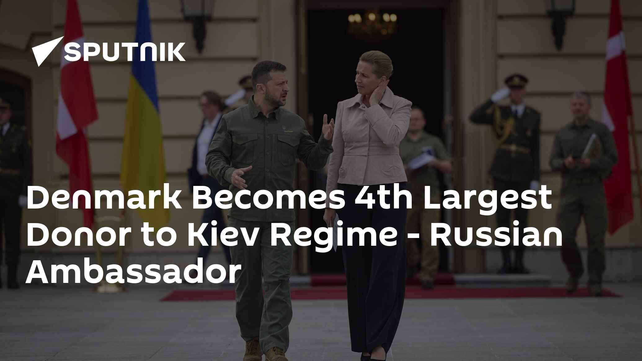 Denmark Became 4th Largest Donor to Kiev Regime - Russian Ambassador