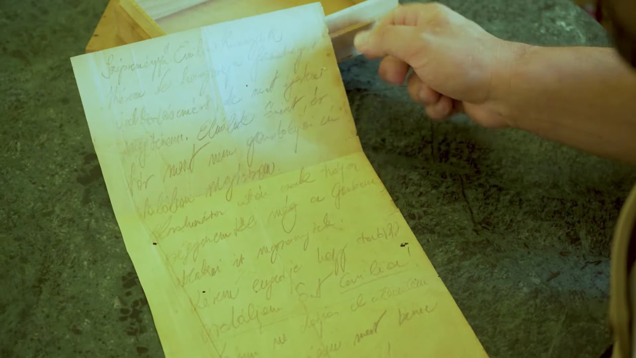 VIDEO: 100-year-old love letter discovered in Budapest confectionery box