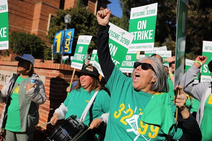 40,000 healthcare workers at University of California start 2-day strike