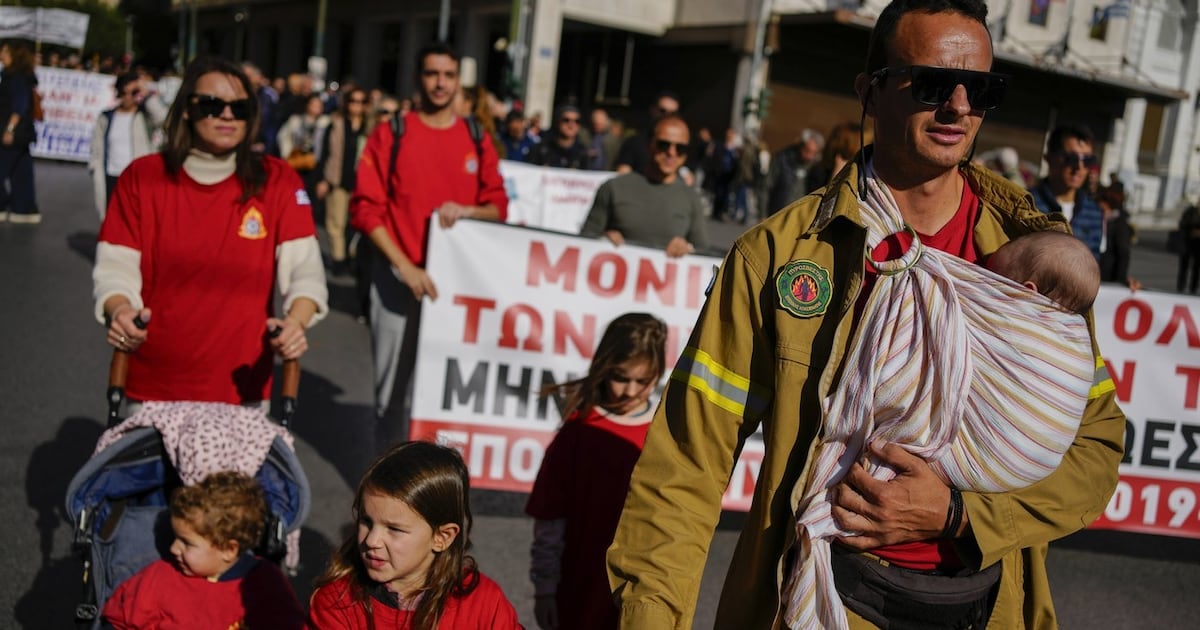 Greece hit by general strike as thousands of workers protest over the high cost of living