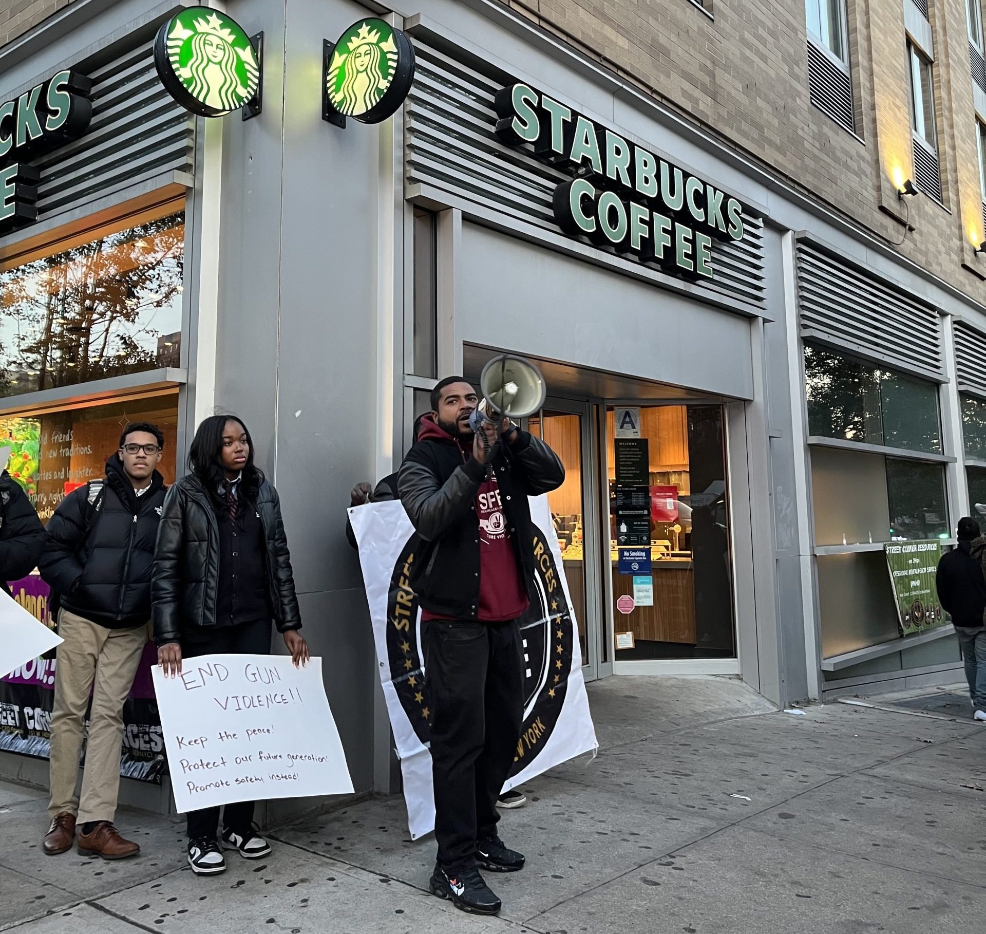 In photos: Street Corner Resources organizes community response to Harlem shooting