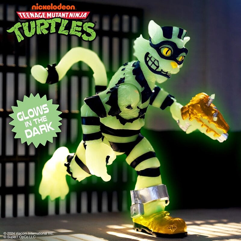 Super7 Teenage Mutant Ninja Turtles ULTIMATES! Glow-in-the-Dark Scratch Cat Figure