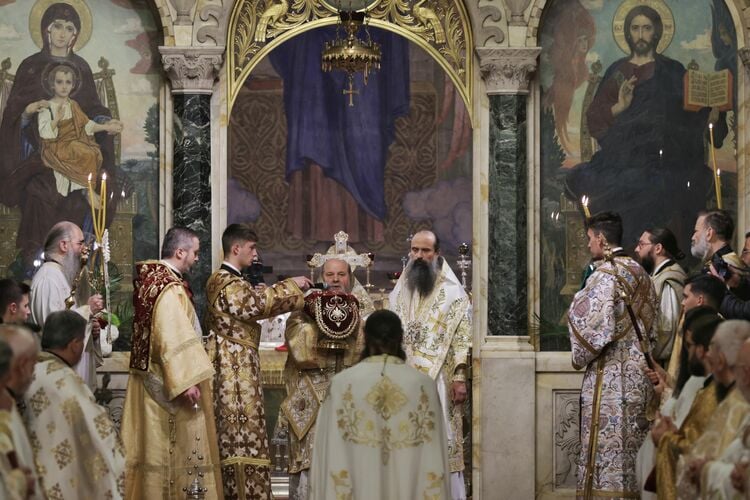 Bulgarian Patriarch Daniil Celebrates Solemn Service for St. Alexander Nevsky Cathedral's Centenary