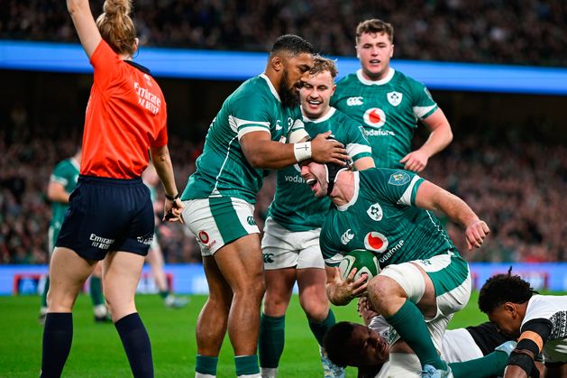 Ireland player ratings: Bundee Aki and Caelan Doris shine in thumping Ireland win