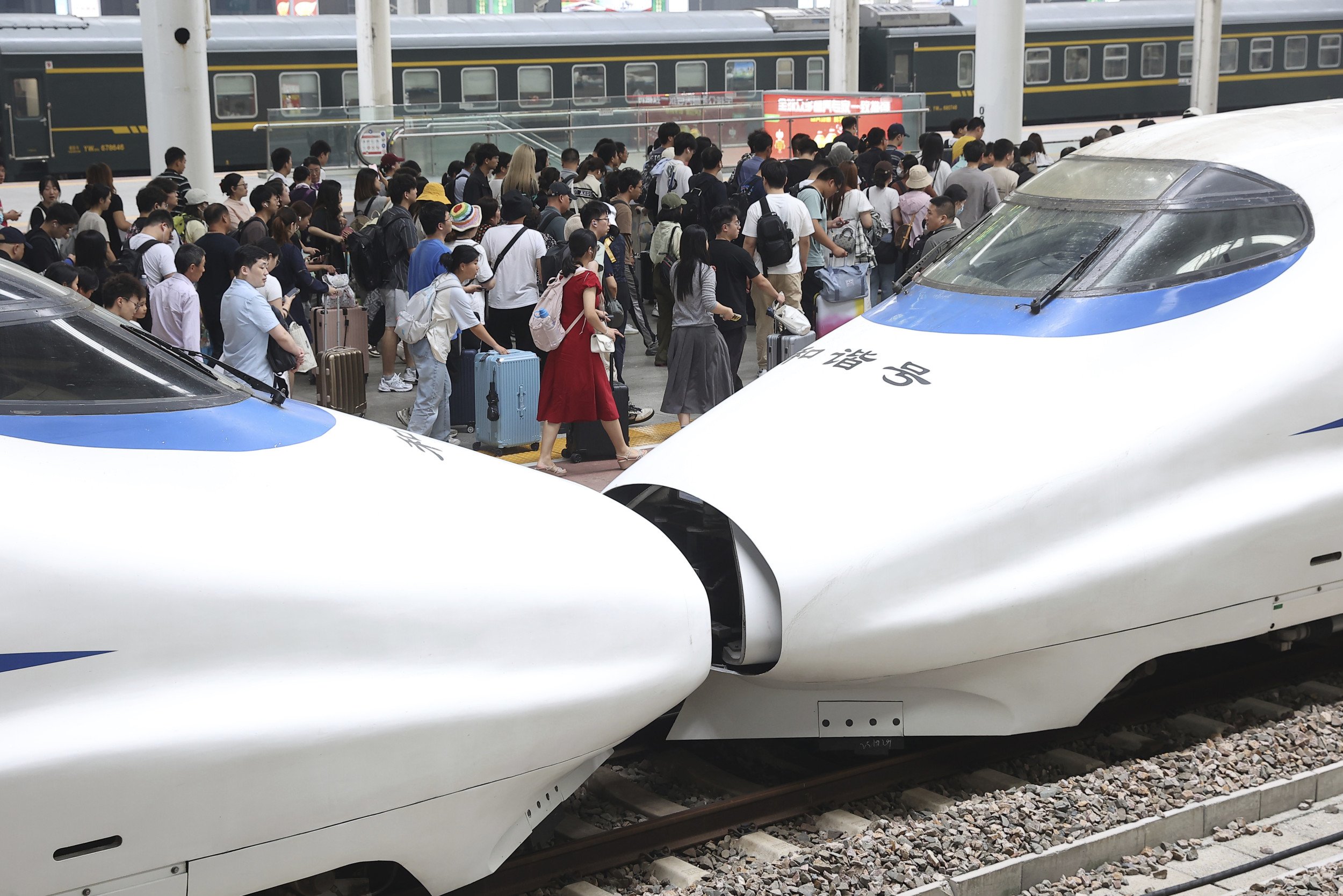 Beijing Showcases World's Most Advanced High-Speed Trains...